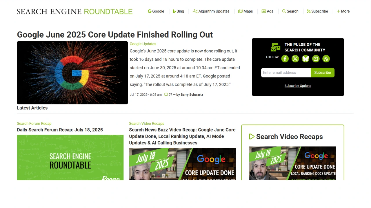 Search Engine Roundtable