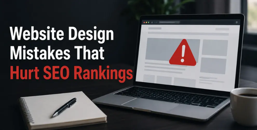 Website Design Mistakes That Hurt SEO Rankings 1 website design mistakes that hurt seo rankings