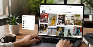The redesigned Google Images interface showing personalized image recommendations, collections, and AI image generation features.