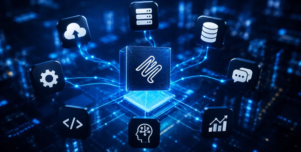 Model Context Protocol Update Makes AI Integrations Easier to Scale 1 The Model Context Protocol connecting AI models with multiple external services through an improved server architecture.