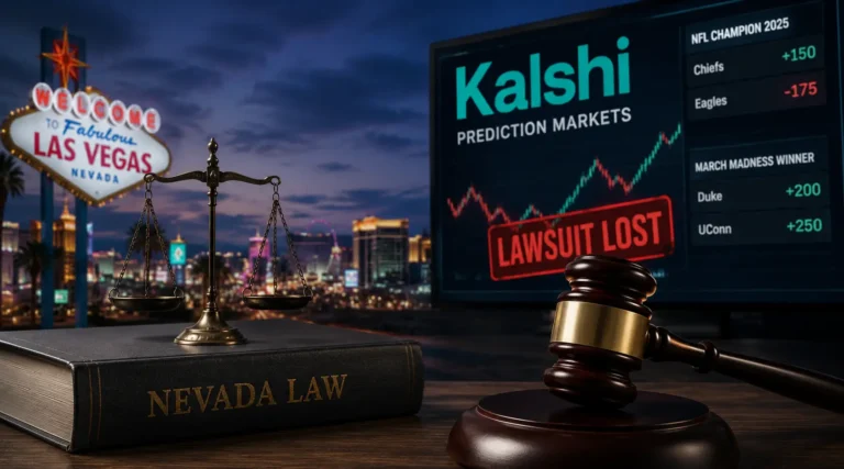 Kalshi facing a Nevada court ruling over the regulation of sports prediction markets.