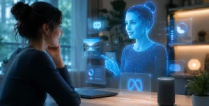 Meta Glimmer AI model running personal AI agents on a consumer computer
