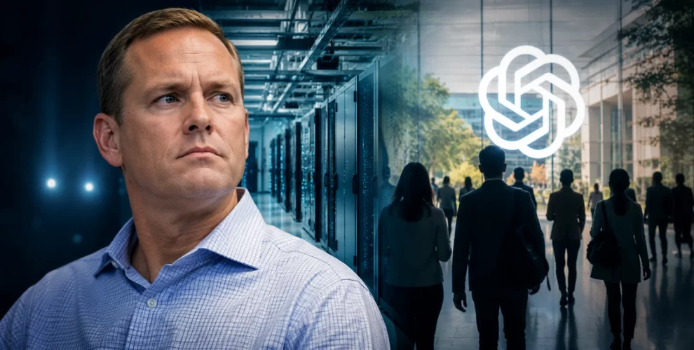 OpenAI data center infrastructure representing the departure of data center chief Chris Malone.