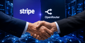 Unitree Stock Jumps 460% in Shanghai Debut as Humanoid Robot Hype Grows 5 Stripe and OpenRouter logos representing Stripe's acquisition of the AI model-routing platform.