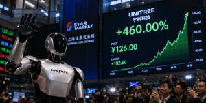Former Meta Engineer Says Zuckerberg Put Growth Ahead of Child Safety 4 Unitree humanoid robot representing the company's Shanghai IPO and sharp rise in Unitree stock.